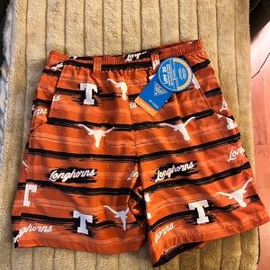 UT longhorn swim trunks 8”